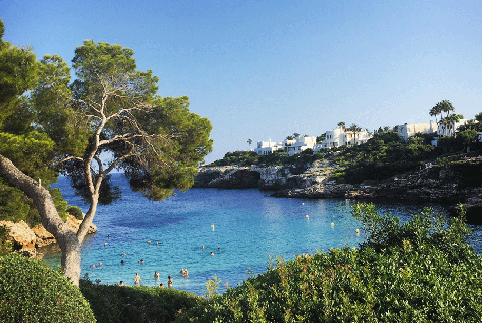 Cala d'Or auf Mallorca - So viel blau ist nicht zu fassen